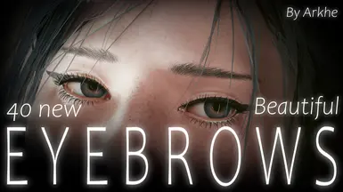 2K Realistic Texture - BEAUTIFUL EYEBROWS - BOTH V