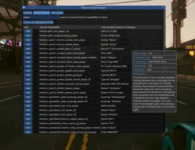 v1.2 adds a new Vehicle details popup when hevering vehicle names, and also removes the custom window theme
