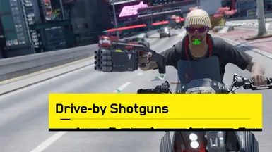 Drive-by Shotguns - Use Shotguns in Vehicle