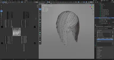 Graphical Mesh Wireframe + Vertex Count