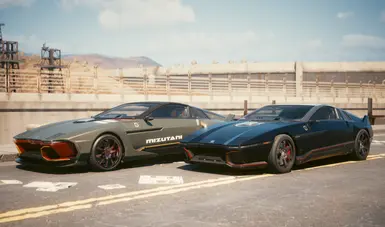 Default player MZ2 (left) and MZ1 (right)