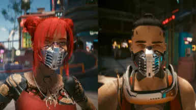 Lower face mask cyberware