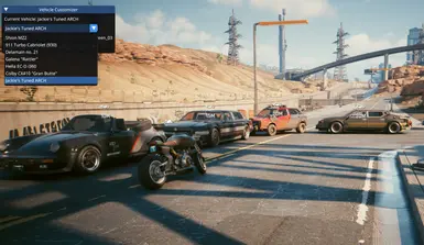 New Overlay - Select any of your active vehicles