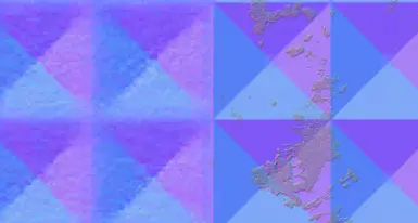 Before (left) - after (right) _ Materials