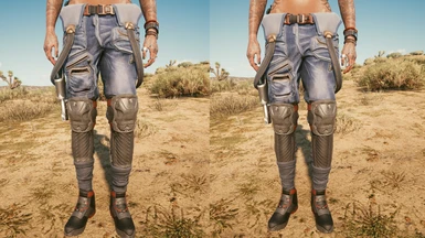 Left is without the normal fix, right is with