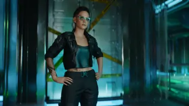 Edgerunner, cropped tank, rogue pants