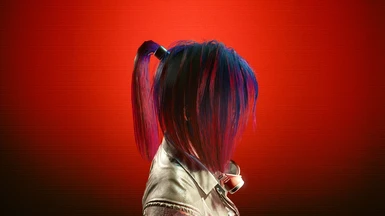 Blue Red Ombre (Hair Color 18 in CyberCat/Character Creator)