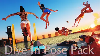 Dive In - a water fun pose pack