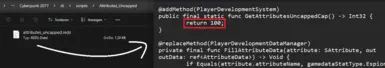 Change the 100 (now 10,000) to any value greater than 20.