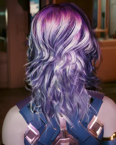 fem v back of hairstyle