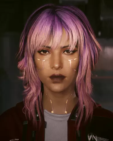 Wolfcut with bangs- FemV only