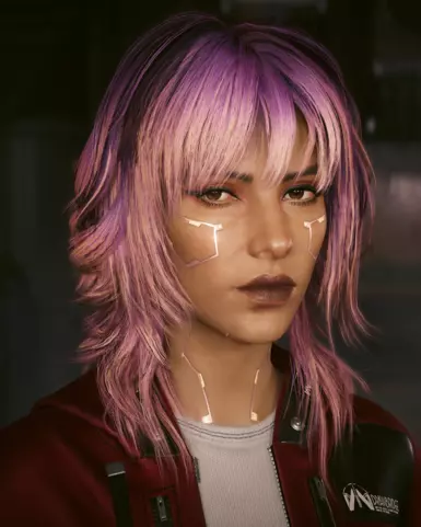 Wolfcut with bangs- FemV only