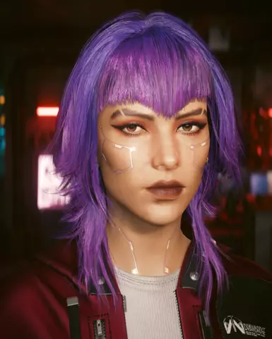 Wolfcut with vampire bangs- FemV only