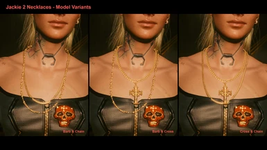 Jackie 2 Necklaces - Model Variants