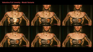 Valentino Full Jewelry - Model Variants