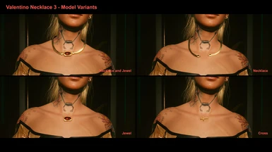 Valentino Necklace 3 - Model Variants