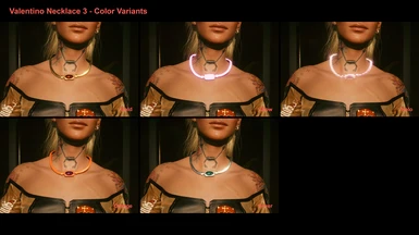 Valentino Necklace 3 - Color Variants