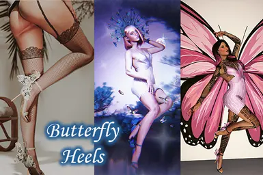 Butterfly Winged Heels