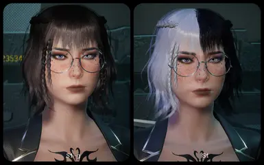 CCXL - BOBS w BRAIDS- Hair - Split Color