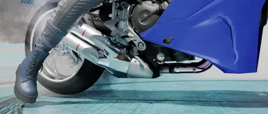 exhaust pipe changes colour with increasing RPM