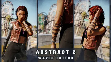 ABSTRACT 2 WAVES TATTOO - VTK - KSUV