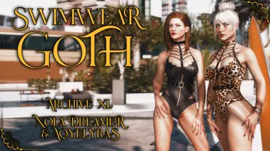 Nola Dreamer x Aquelyras - Swimwear Goth - Archive XL