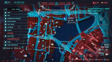 Fast travel on world map for REDmod