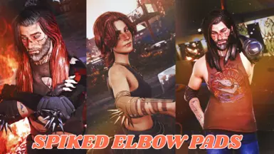 Spiked Elbow Pads (Both V) - Archive XL