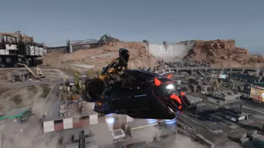 Oni bike can fly (Drive an Aerial Vehicle addon)