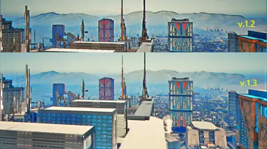 Fixed the Enhance Outline effect making distant mountains and buildings too clearly visible.