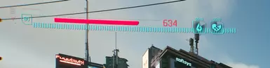 vanilla behaviour of health bar with alot of RAM cells