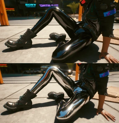 Leggings Black Latex