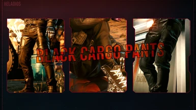 (Request) Black Cargo Pants