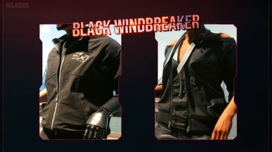 Black Windbreaker