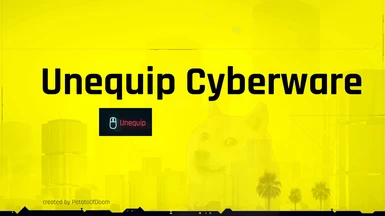 (DEPRECATED) Unequip Cyberware