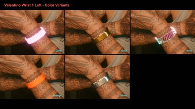 Valentino Wrist 1 Left - Color Variants