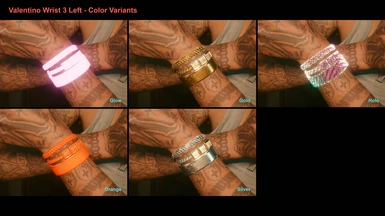 Valentino Wrist 3 Left - Color Variants