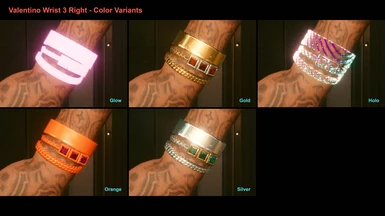 Valentino Wrist 3 Right - Color Variants