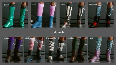 Colors: Sock Boots