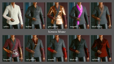 Colors: Kimono Blazer