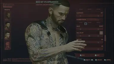 Tyger Shoulder Pads with  mod almico's Tyger Inked 