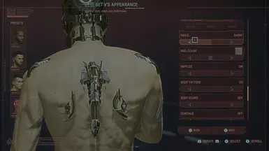 Cybertorso Body Tattoo 3 with H29 netwatch and Quiff cut