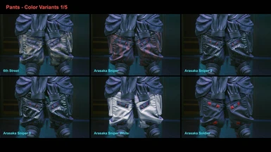 Pants - Color Variants 1/5