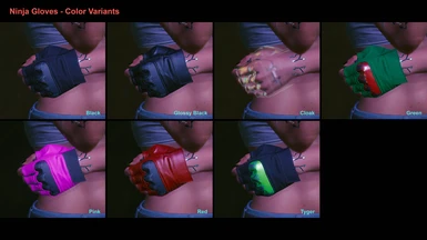 Ninja Gloves - Color Variants