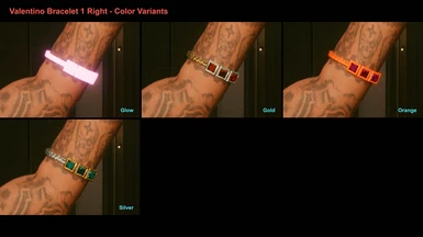 Valentino Bracelet 1 Right - Color Variants