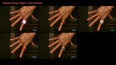 Valentino Ring 1 Right - Color Variants