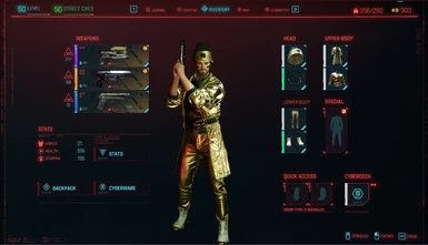 All Golden (Rich) Clothes and Weapons Plus -  All Samurai Jackets