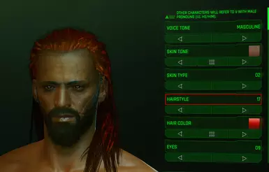Replaces hair 17. As you can see, lots of clipping.