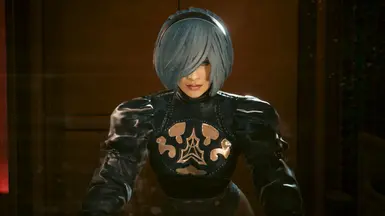 2B in my new Cyberpunk 2077 serie at my channel Gameoteca on Youtube