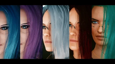 Cyberpunk Hair Colour Pack at Cyberpunk 2077 Nexus - Mods and community